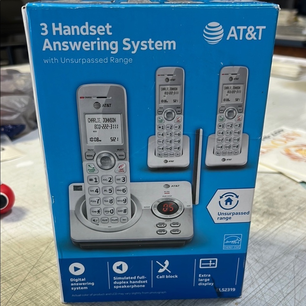 Silver 3 Handset Answering System